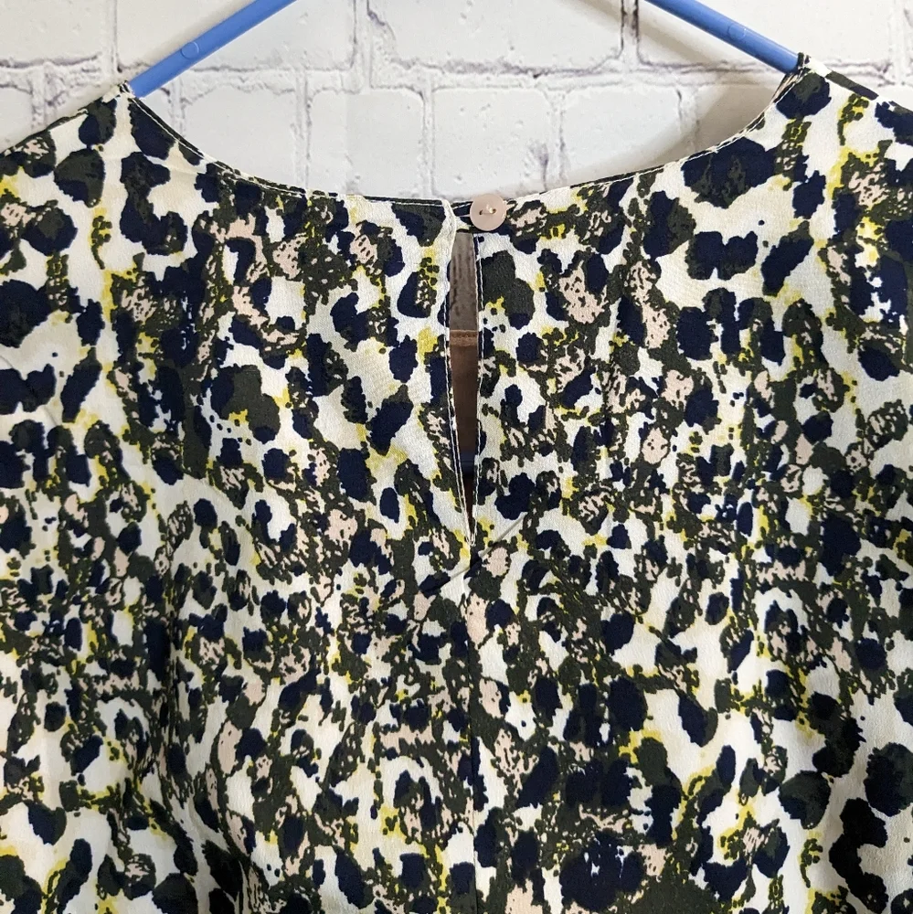 CREAMIE Gorgeous Dress! Girls' 8 Lined Animal Print Long-sleeved Party Dress - Picture 3 of 11